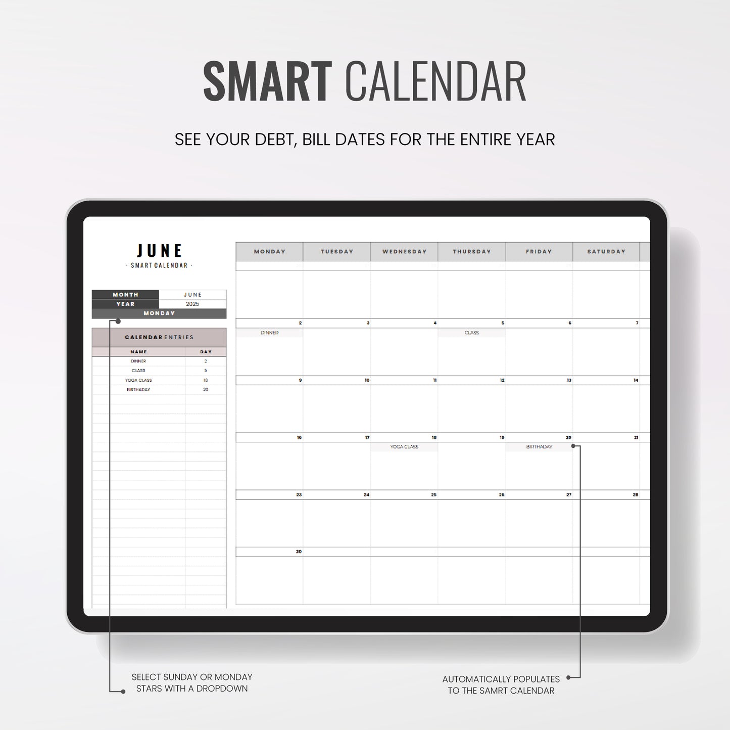 Budget Planner 50/30/20